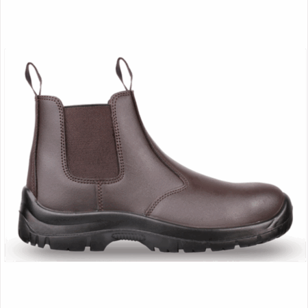 DOT Chelsea Safety Boot Brown